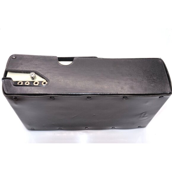 Lloyds Vintage Black Leather Cassette Recorder Playback Retro Collectible - Picture 5 of 6